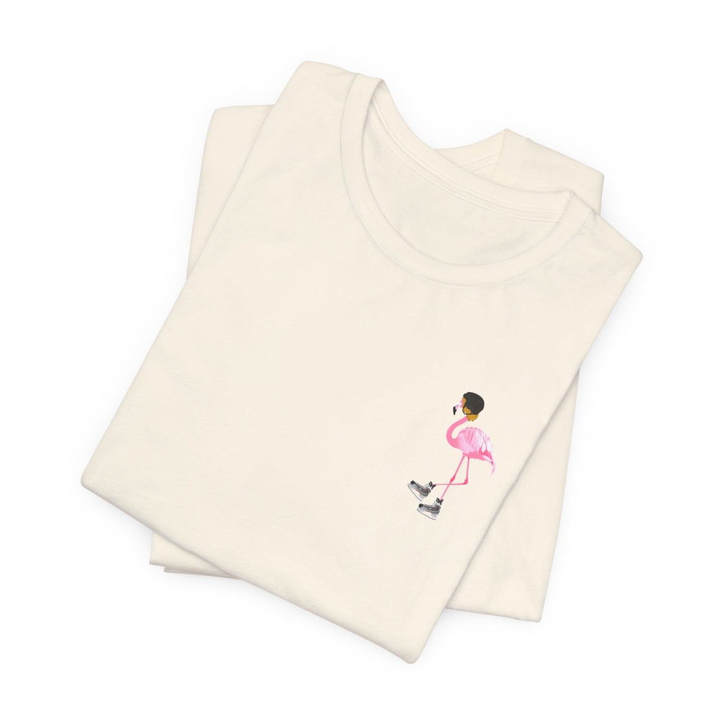 Unisex Bella Canvas Short Sleeve Flamingo Flow Tee.