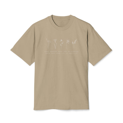 Go Through What You Grow Through Then Take Your Kids To Hockey Unisex Heavy Faded Tee