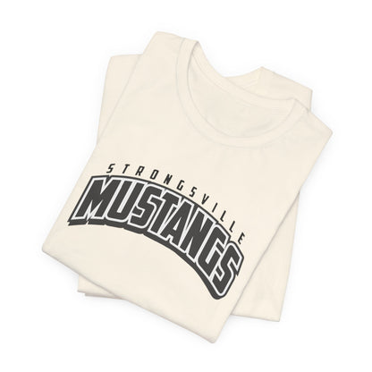 Black Logo Unisex Jersey Short Sleeve Tee