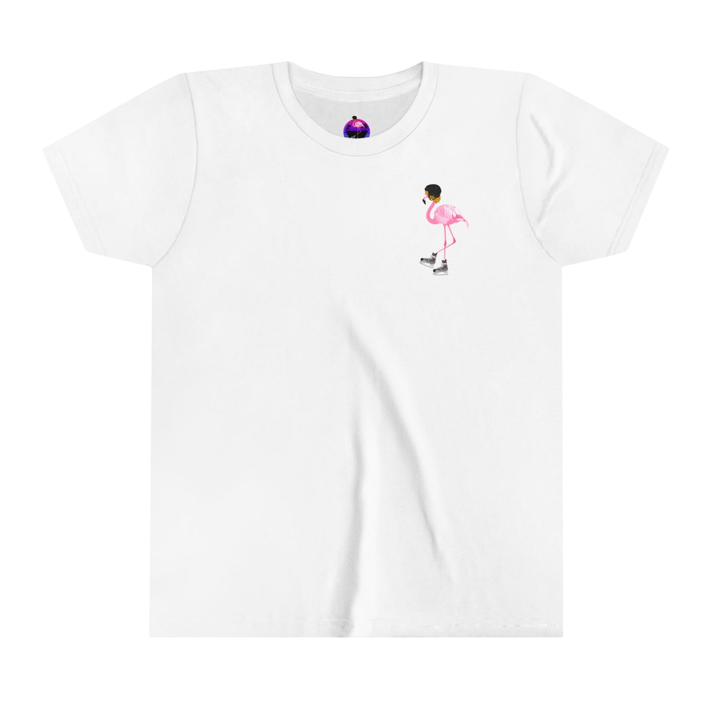 OG Flamingo Flow Youth Short Sleeve Tee- Bella Canvas screen printed