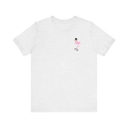 Unisex Bella Canvas Short Sleeve Flamingo Flow Tee.