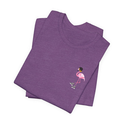 Unisex Bella Canvas Short Sleeve Flamingo Flow Tee.