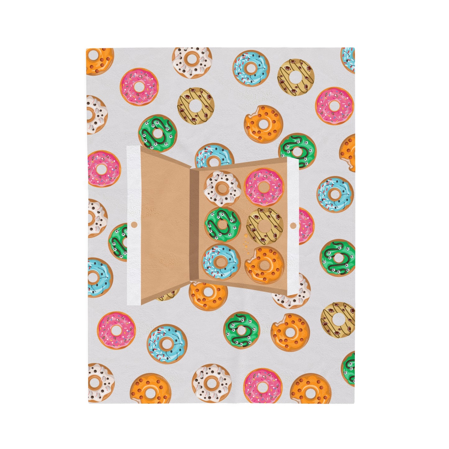 Sport Donuts Plush Blanket