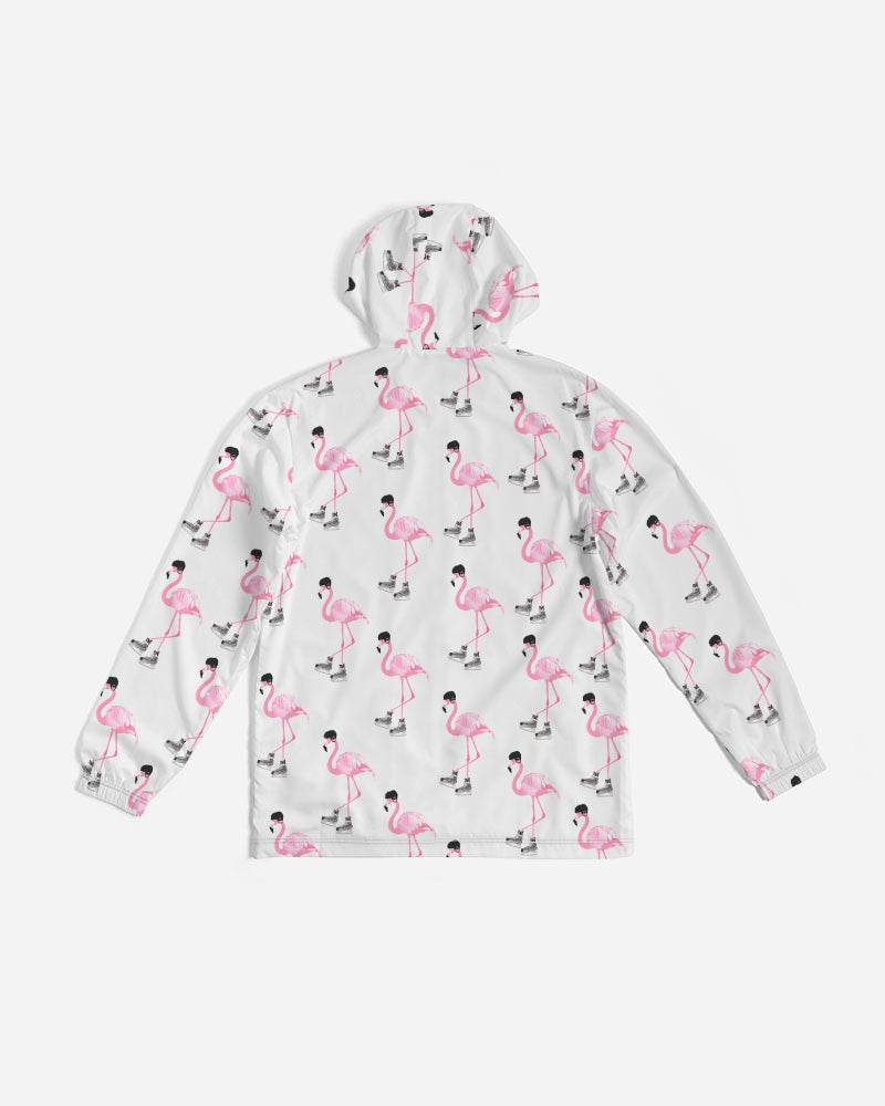 Hockey Playing Flamingos Adult All-Over Print Windbreaker