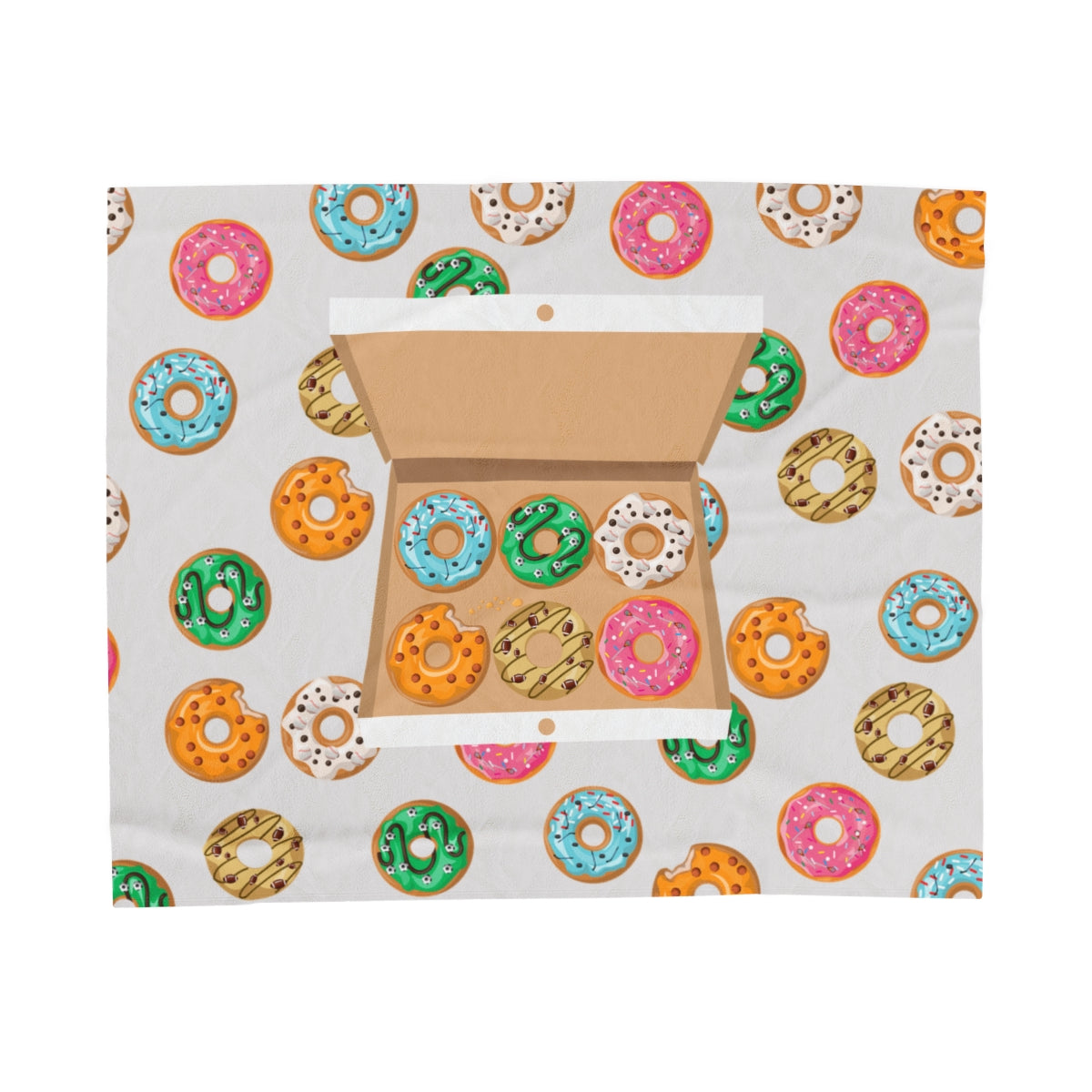 Sport Donuts Plush Blanket