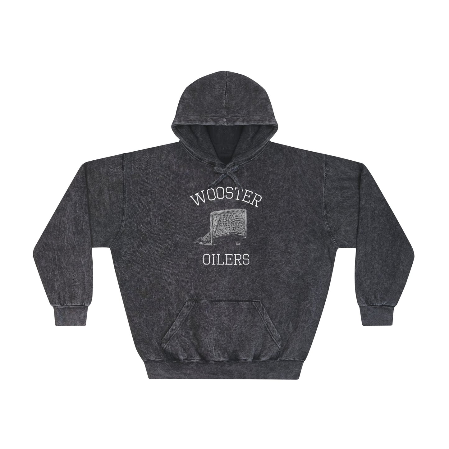 Unisex Mineral Wash Hoodie- Net
