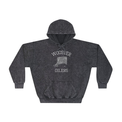 Unisex Mineral Wash Hoodie- Net