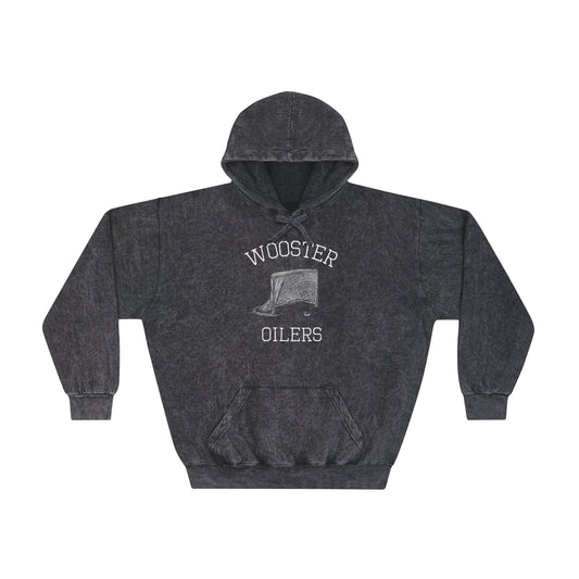 Unisex Mineral Wash Hoodie- Net