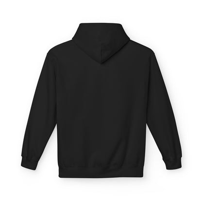 Black Logo Unisex Midweight Softstyle Fleece Hoodie