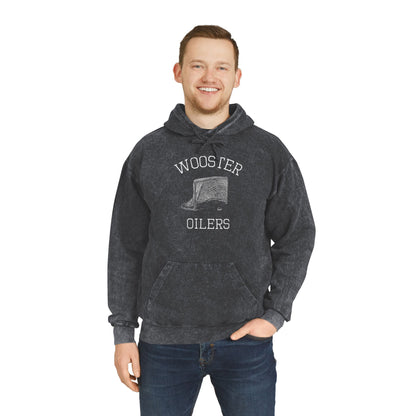 Unisex Mineral Wash Hoodie- Net