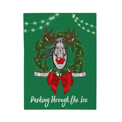 Holiday Velveteen Plush Blanket
