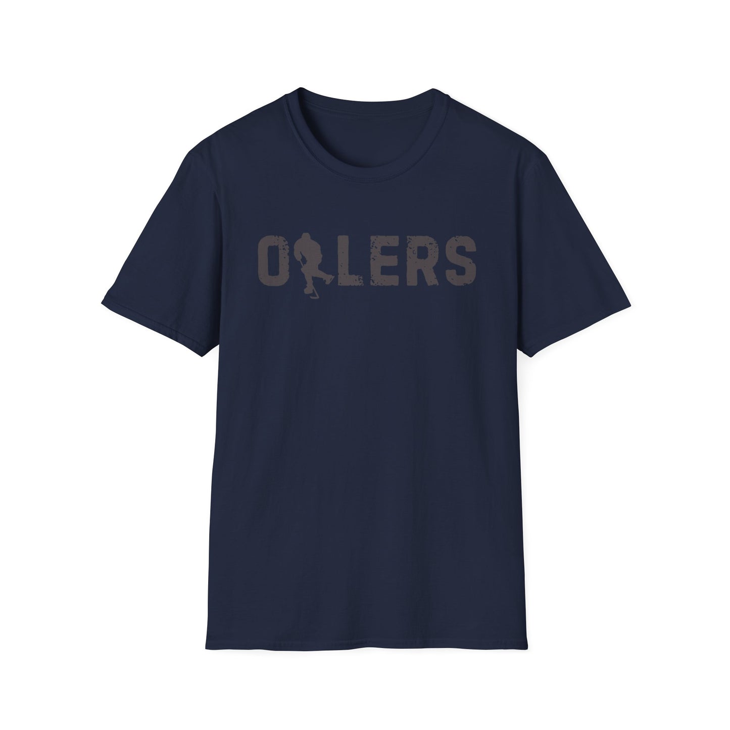 Dark Black/Navy Oilers Unisex Softstyle T-Shirt
