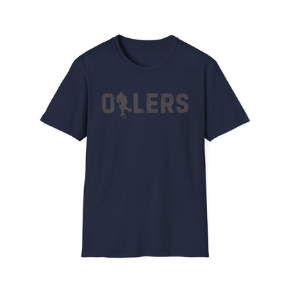 Dark Black/Navy Oilers Unisex Softstyle T-Shirt