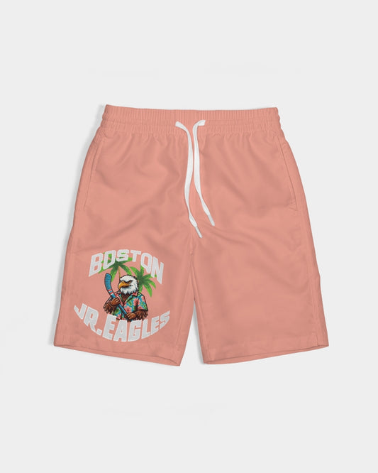 Jr. Eagles Hawaiian Trunks Boys  All-Over Print Swim Trunk