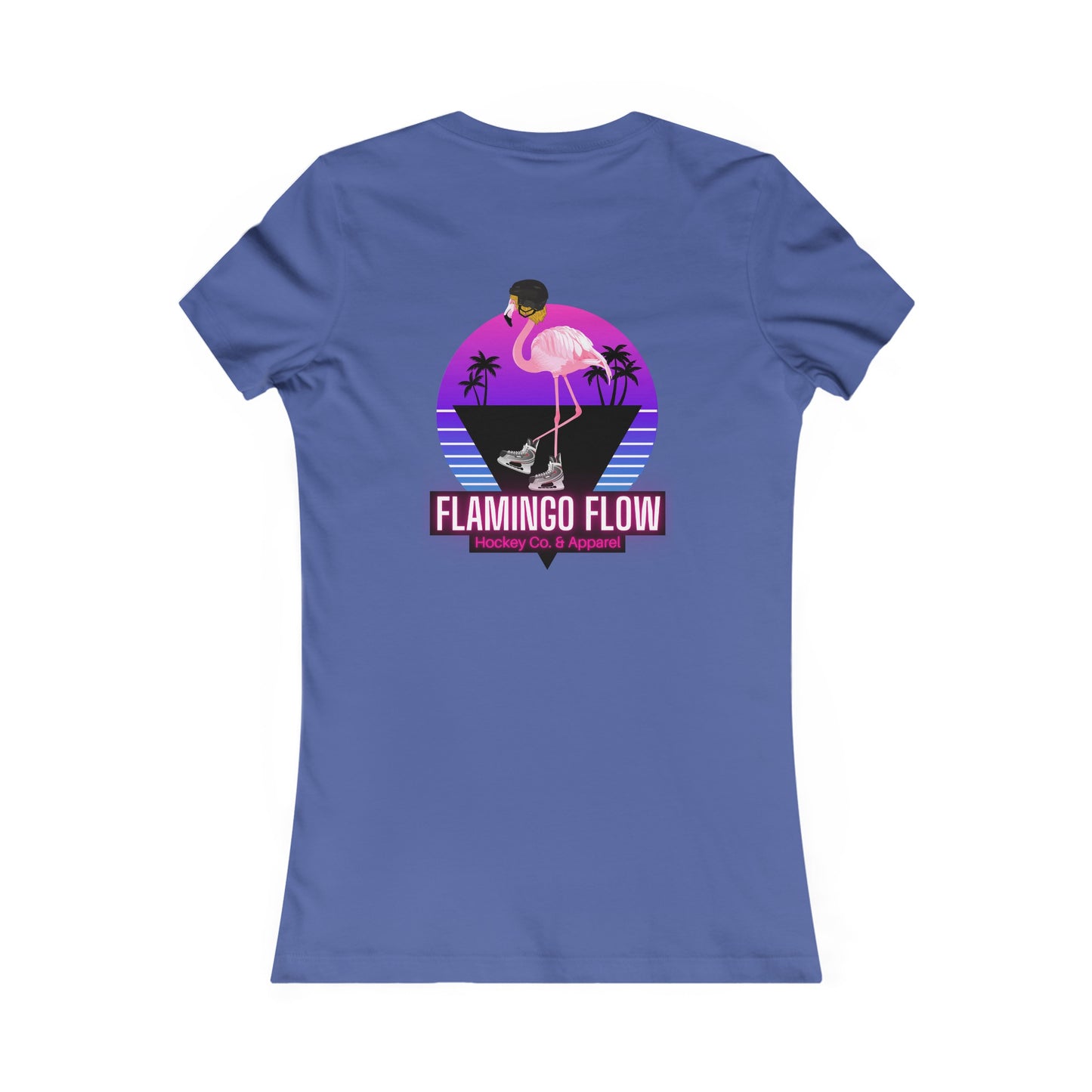 Flamingo Flow Women's Slim Fit Tee