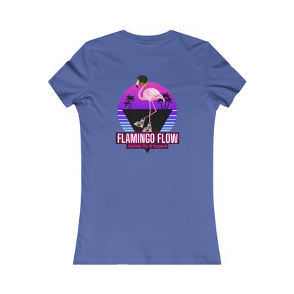 Flamingo Flow Women's Slim Fit Tee