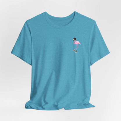 Unisex Bella Canvas Short Sleeve Flamingo Flow Tee.