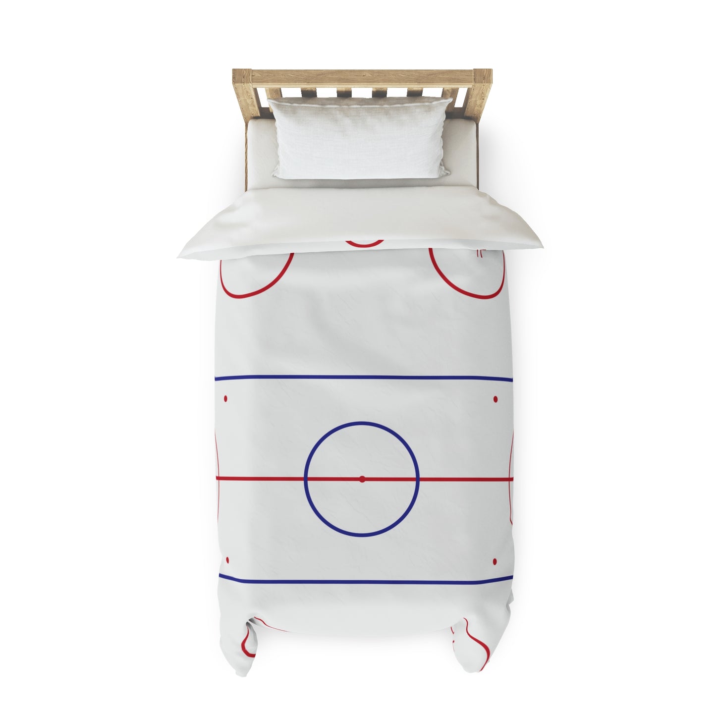 Hockey Rink Duvet Cover