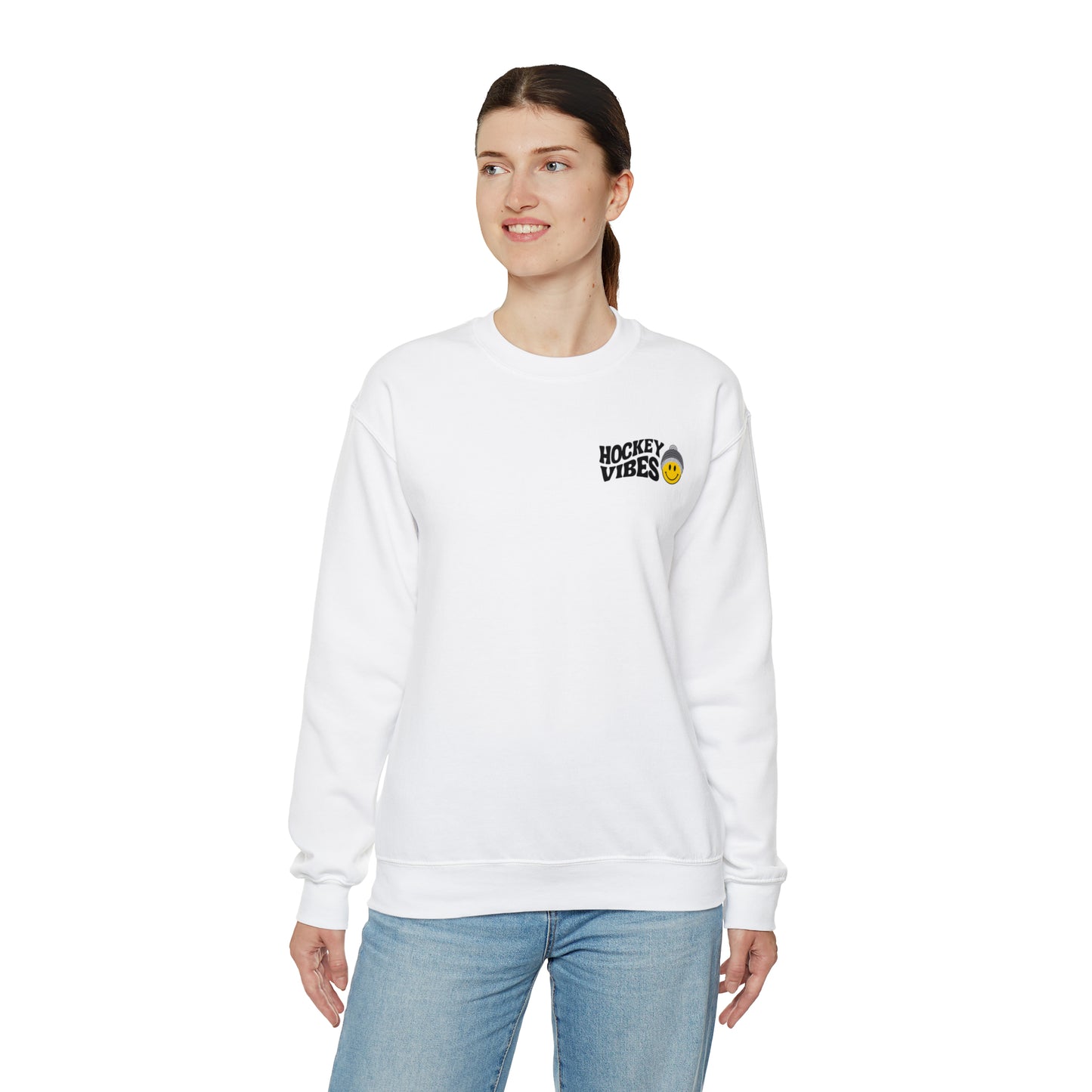 Hockey Vibes Unisex Heavy Blend™ Crewneck Sweatshirt