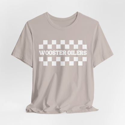 Unisex Checkered Jersey Short Sleeve Tee
