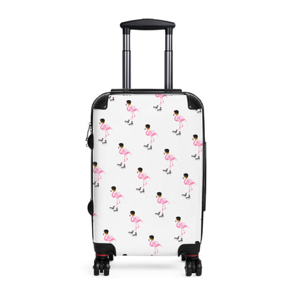 Hockey Playing Flamingos Suitcase