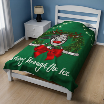 Holiday Velveteen Plush Blanket
