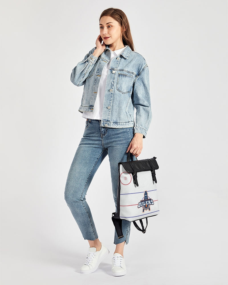 Oilers rink Casual Flap Backpack