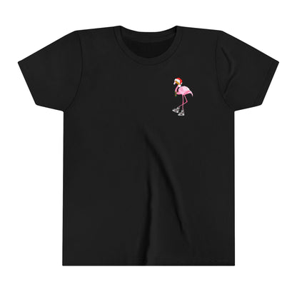 Youth Flamingo Flow Holiday Short Sleeve Tee