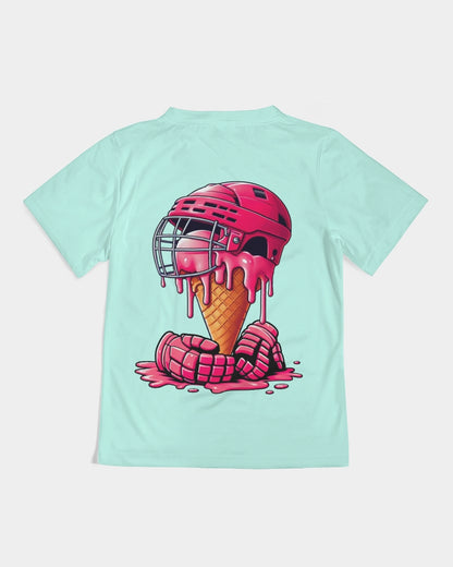 Slap Shot Sundaes Mint Kids  All-Over Print Tee