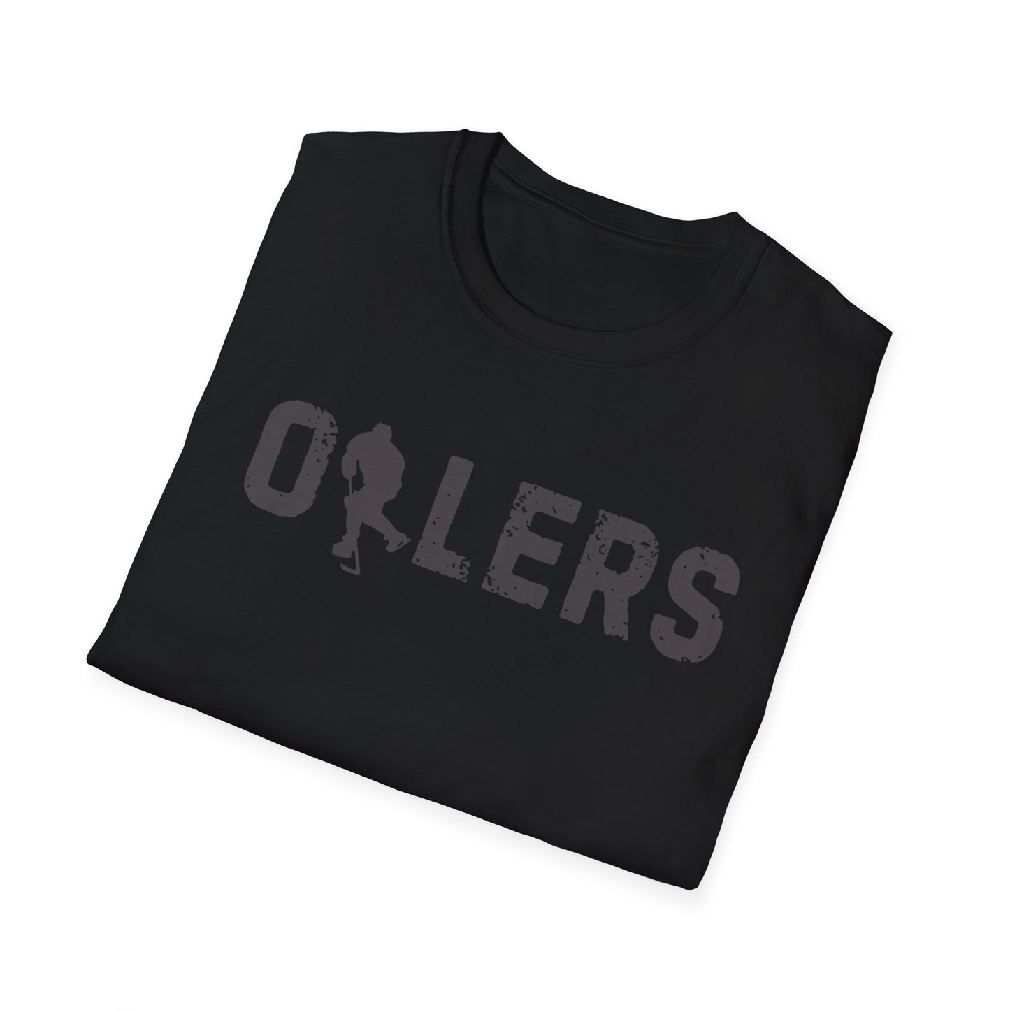 Dark Black/Navy Oilers Unisex Softstyle T-Shirt