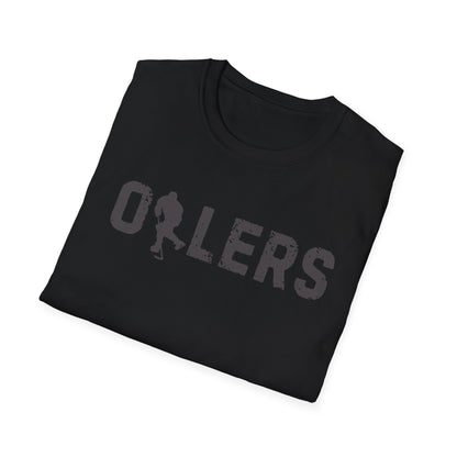 Dark Black/Navy Oilers Unisex Softstyle T-Shirt