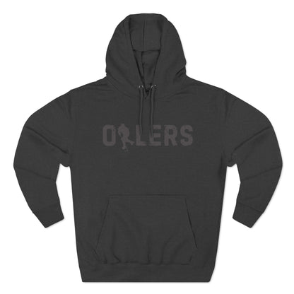 Dark Oilers Three-Panel Fleece Unisex Hoodie