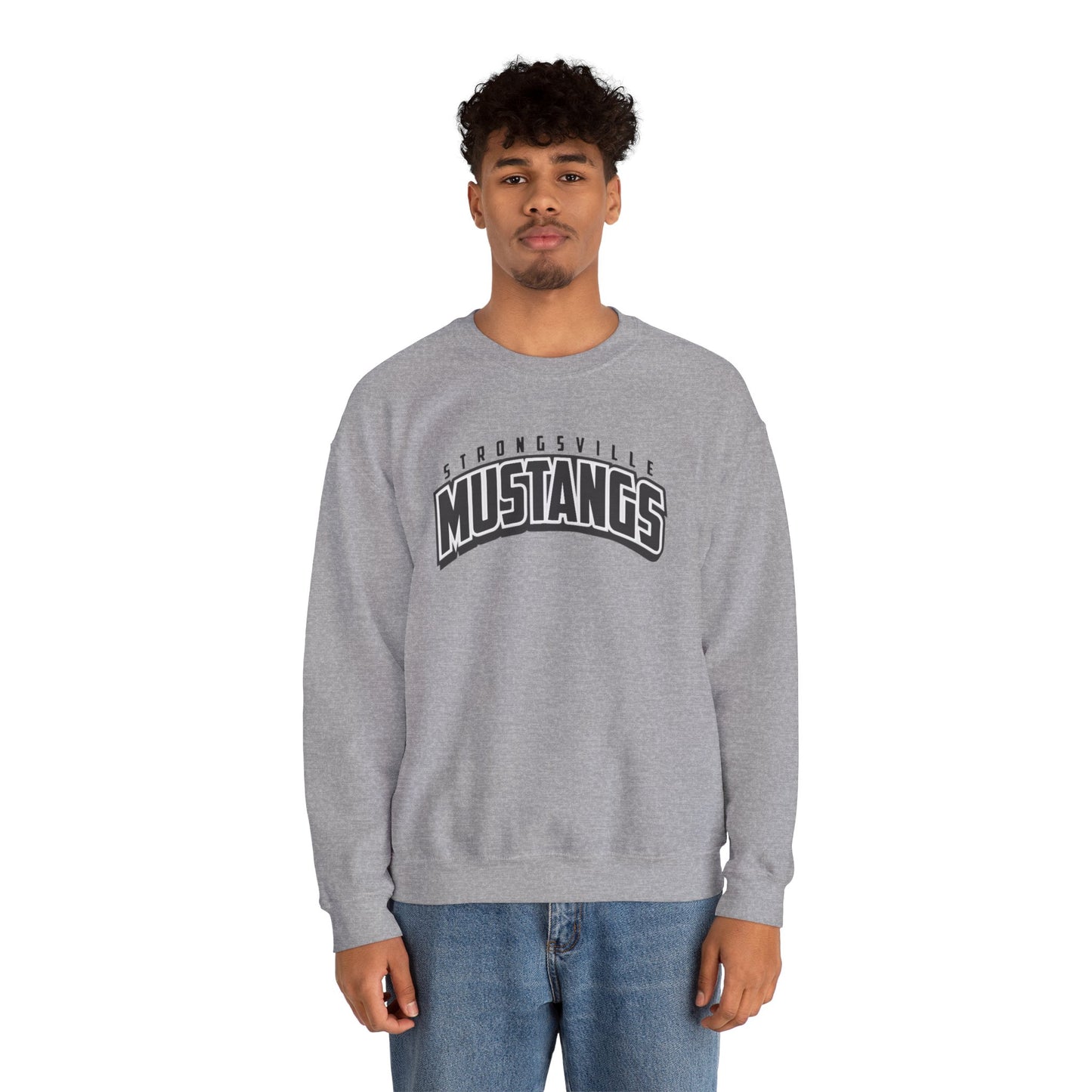 Black Logo Unisex Heavy Blend™ Crewneck Sweatshirt