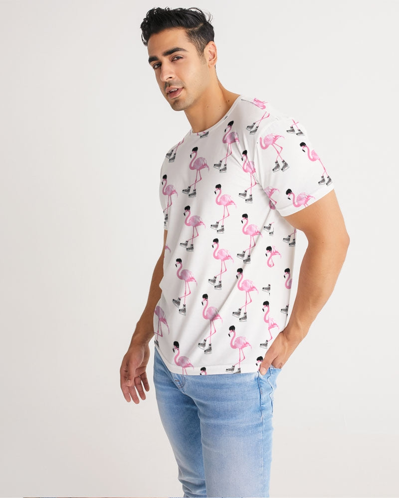 Hockey Playing Flamingos Unisex All-Over Print Tee