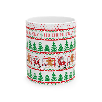 Ho Ho Holiday Ceramic Mug, (11oz, 15oz)