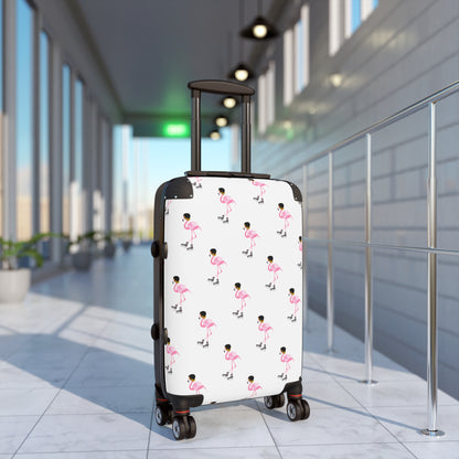 Hockey Playing Flamingos Suitcase