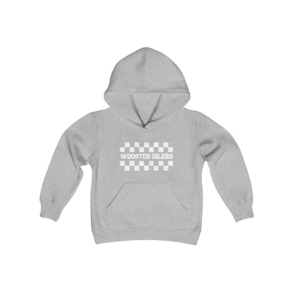 Youth Checkered Heavy Blend Hooded Sweatshirt