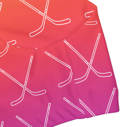 Ombre Hockey Stick Girls Two Piece Swimsuit