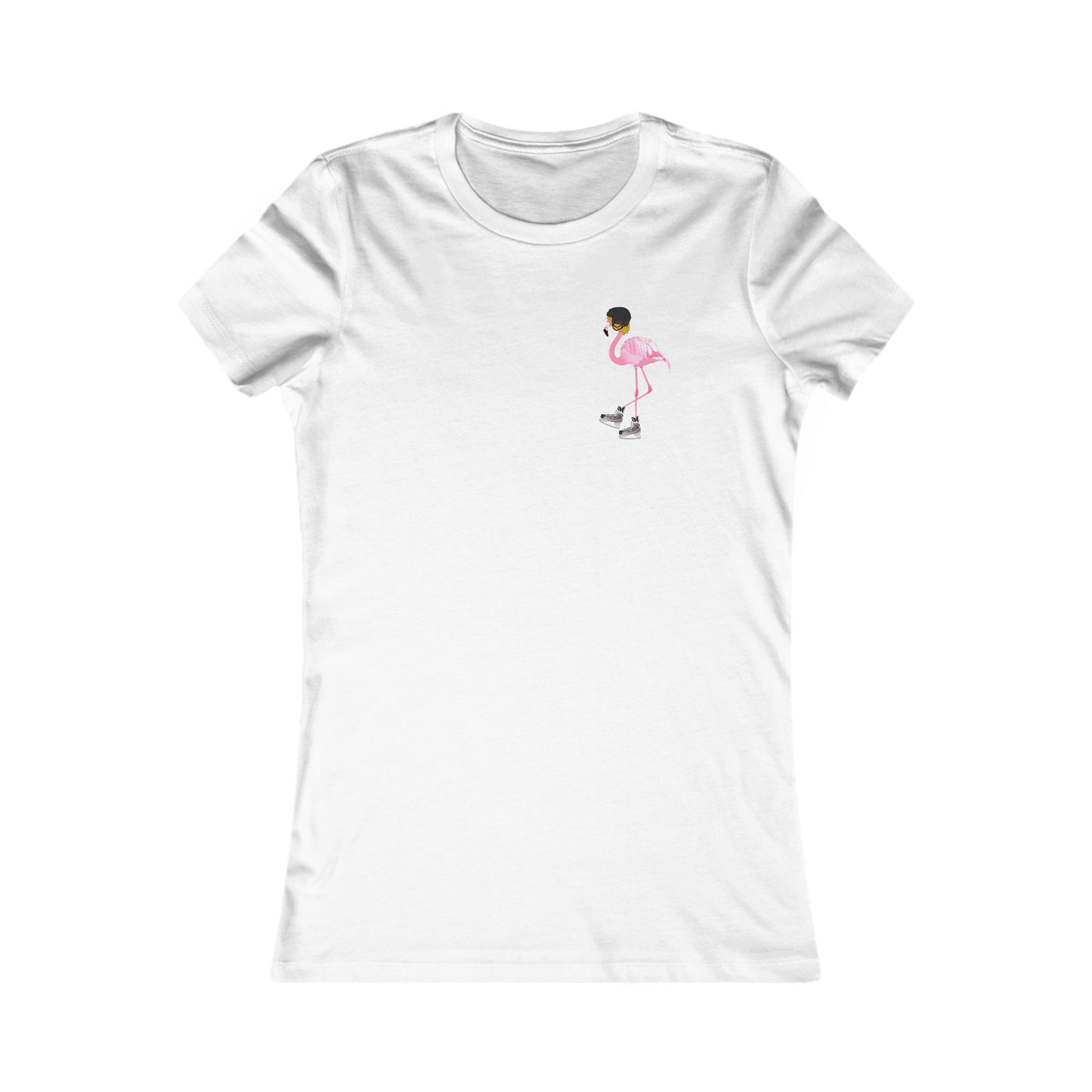 Flamingo Flow Women's Slim Fit Tee