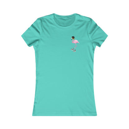 Flamingo Flow Women's Slim Fit Tee