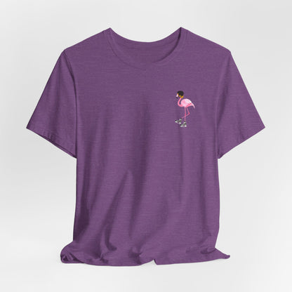 Unisex Bella Canvas Short Sleeve Flamingo Flow Tee.