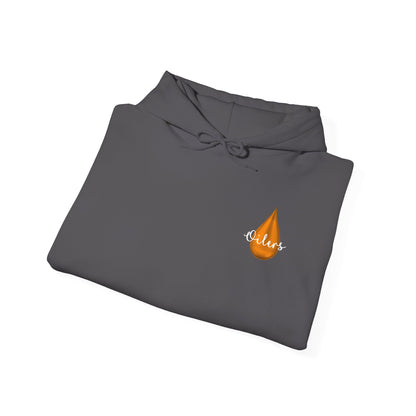 Oilers with drop Unisex Heavy Blend™ Hooded Sweatshirt