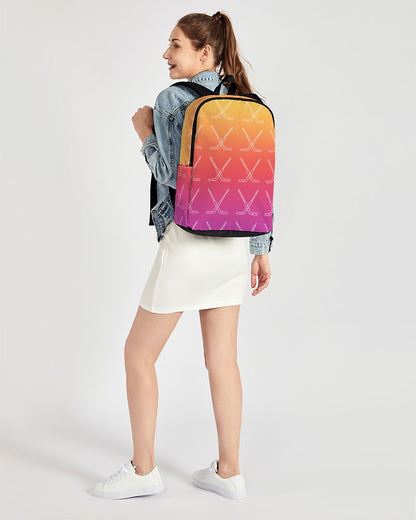 Ombre Goalie Stick Swim Trunks Back To Basics School Backpack