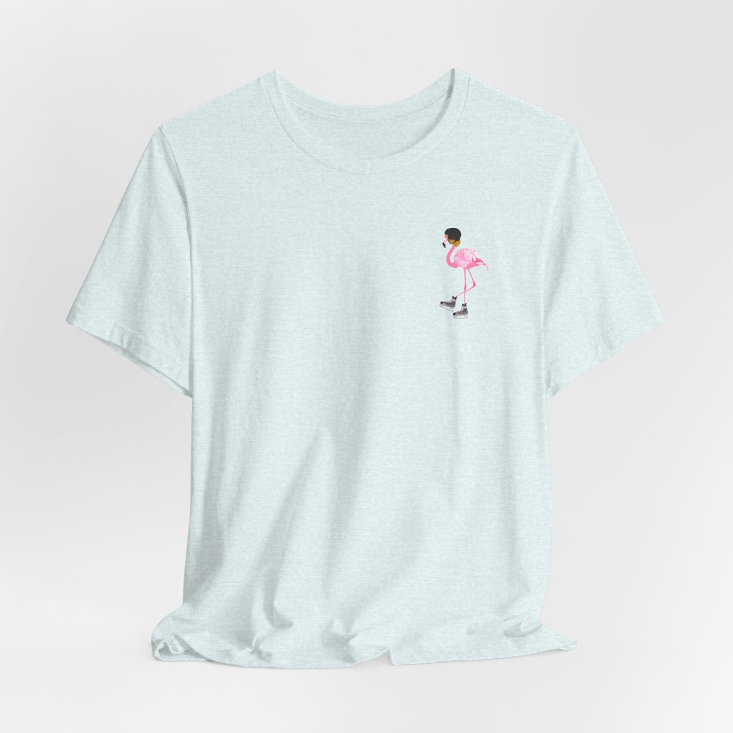 Unisex Bella Canvas Short Sleeve Flamingo Flow Tee.