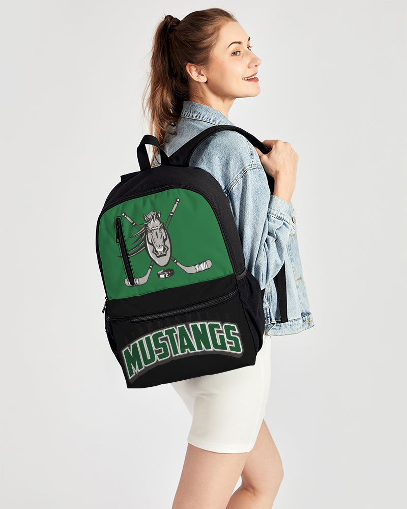 Mustang Duo-Zip Front Canvas Backpack