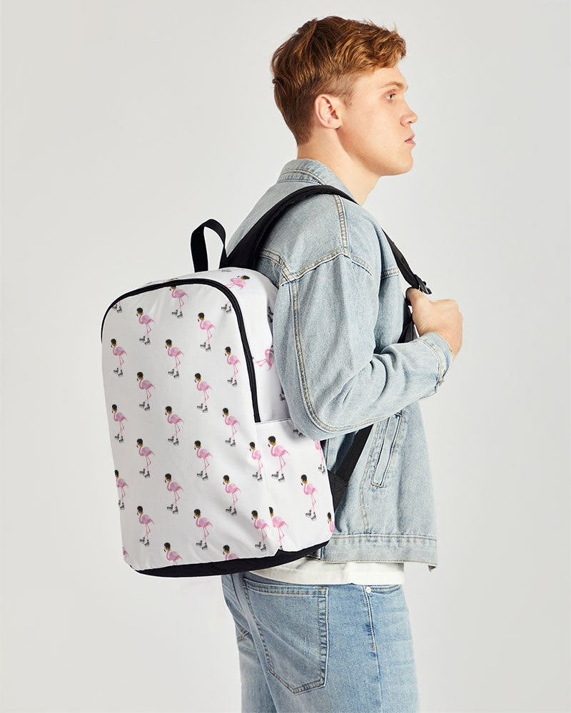 Hockey Playing Flamingos with Flow Back To Basics School Backpack