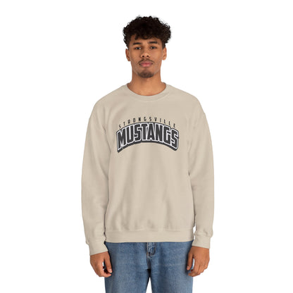 Black Logo Unisex Heavy Blend™ Crewneck Sweatshirt
