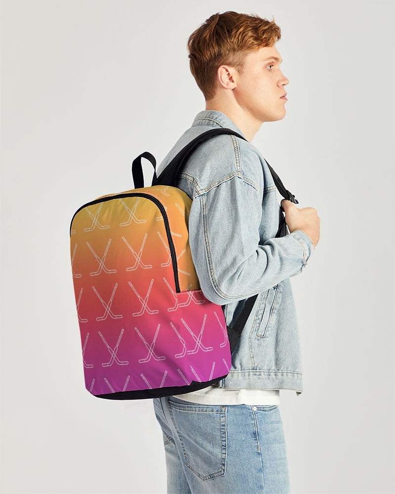 Ombre Goalie Stick Back To Basics School Backpack