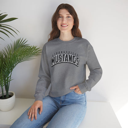 Black Logo Unisex Heavy Blend™ Crewneck Sweatshirt