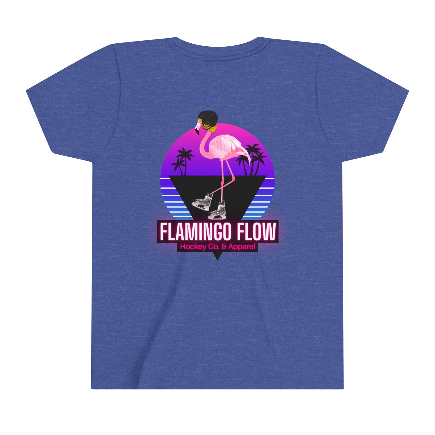 OG Flamingo Flow Youth Short Sleeve Tee- Bella Canvas screen printed